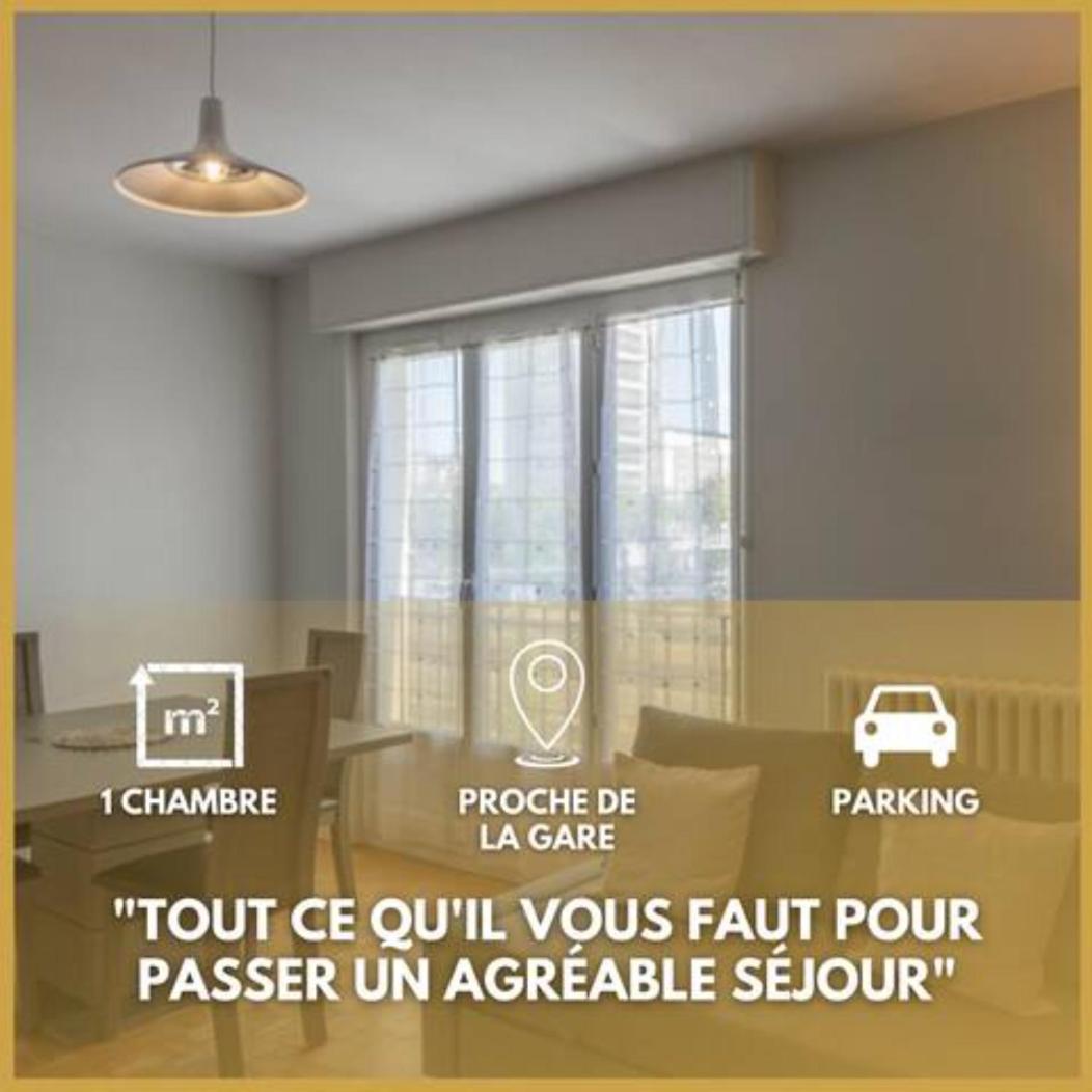 T2 Gare + Parking Apartment Orléans Exterior foto